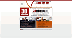 Desktop Screenshot of 30minutes.ch